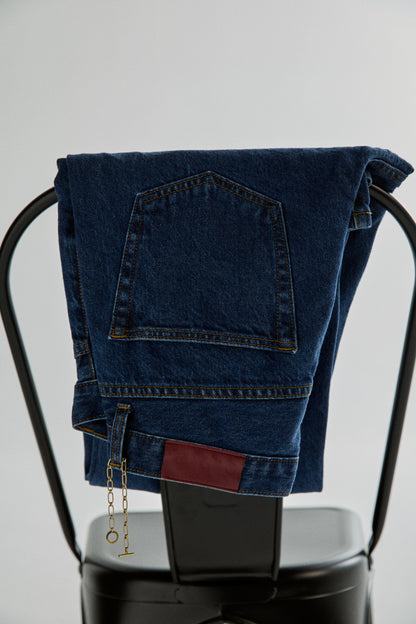 bound by oath No. 01 Straight Jeans — Indigo