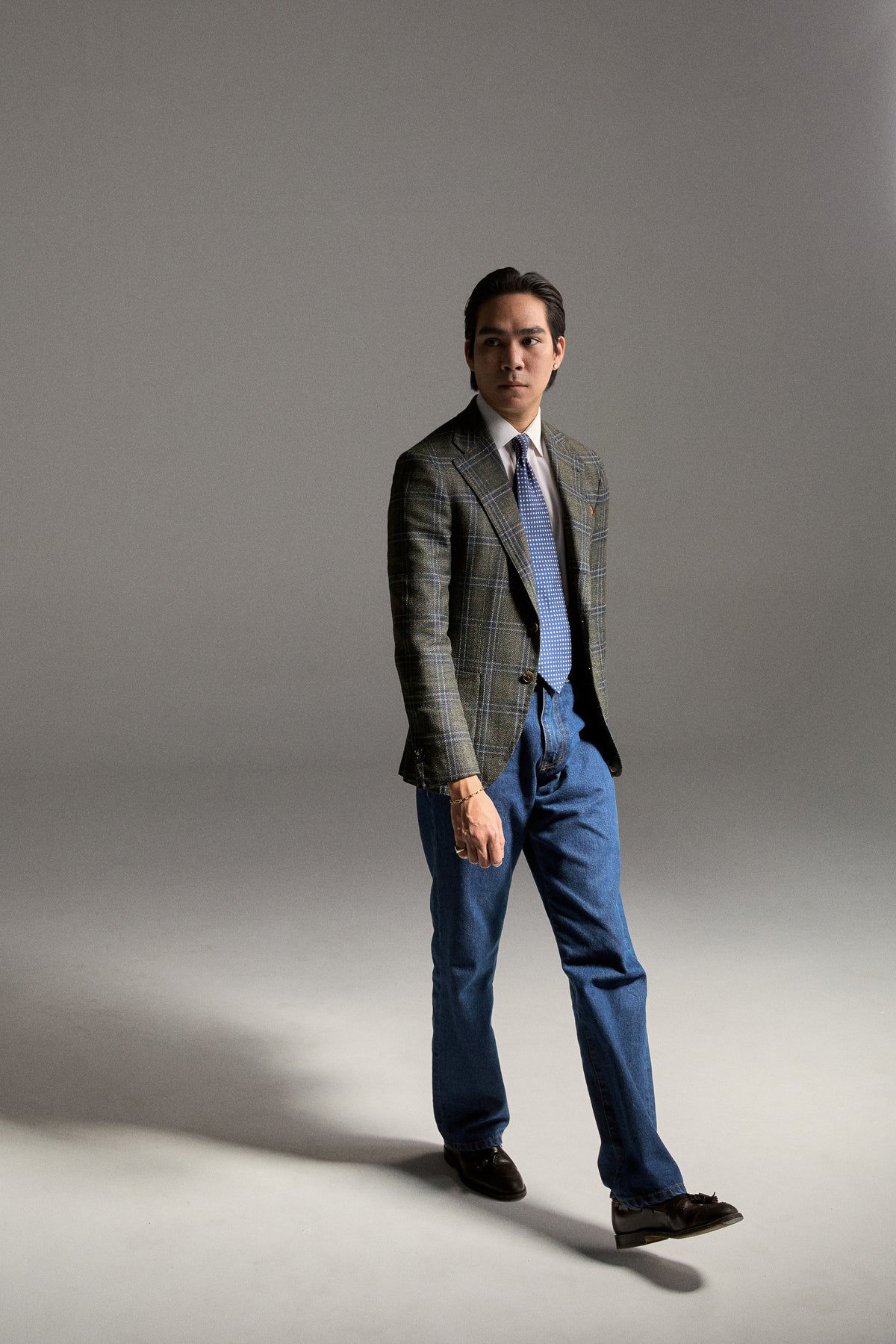 bound by oath No. 01 Straight Jeans — Indigo