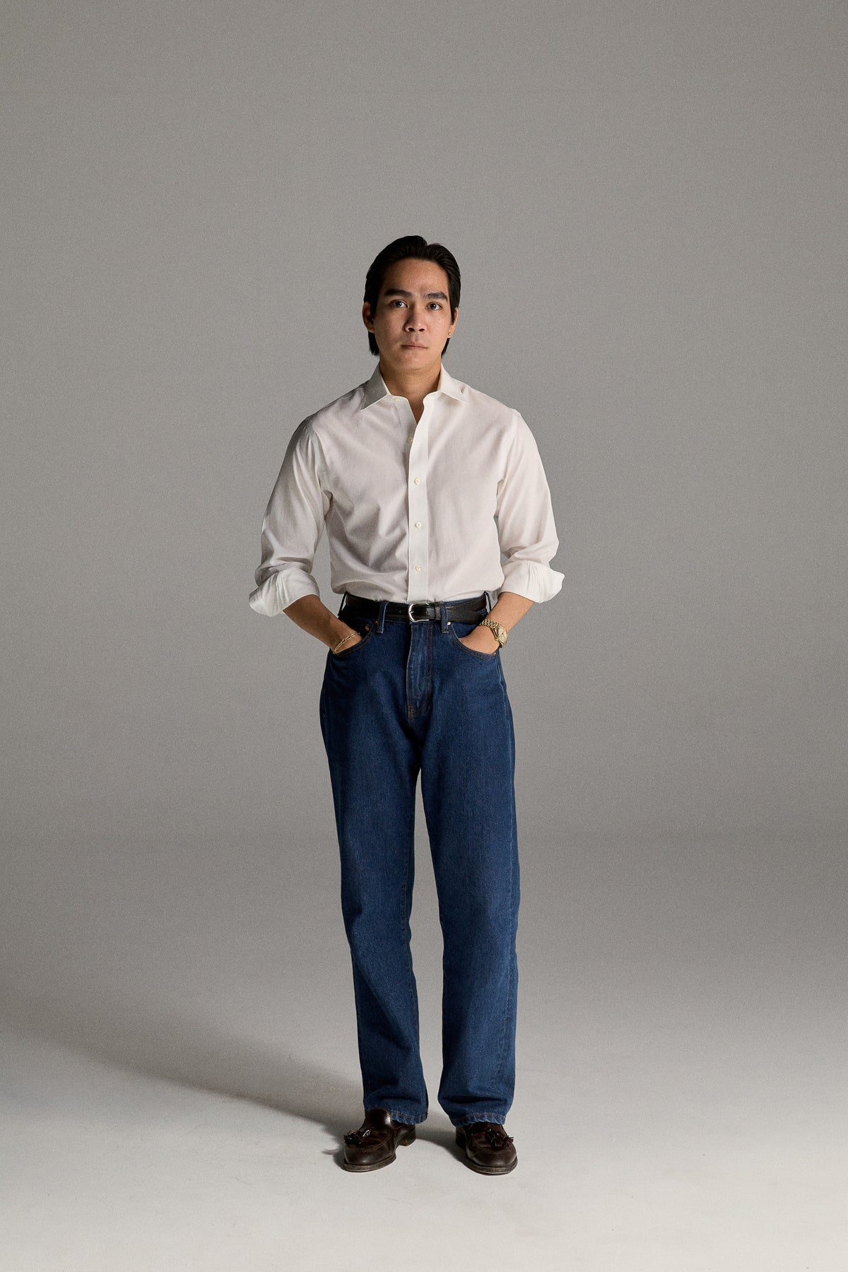 bound by oath No. 01 Straight Jeans — Indigo