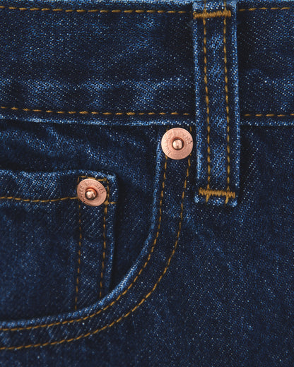 bound by oath No. 01 Straight Jeans — Indigo