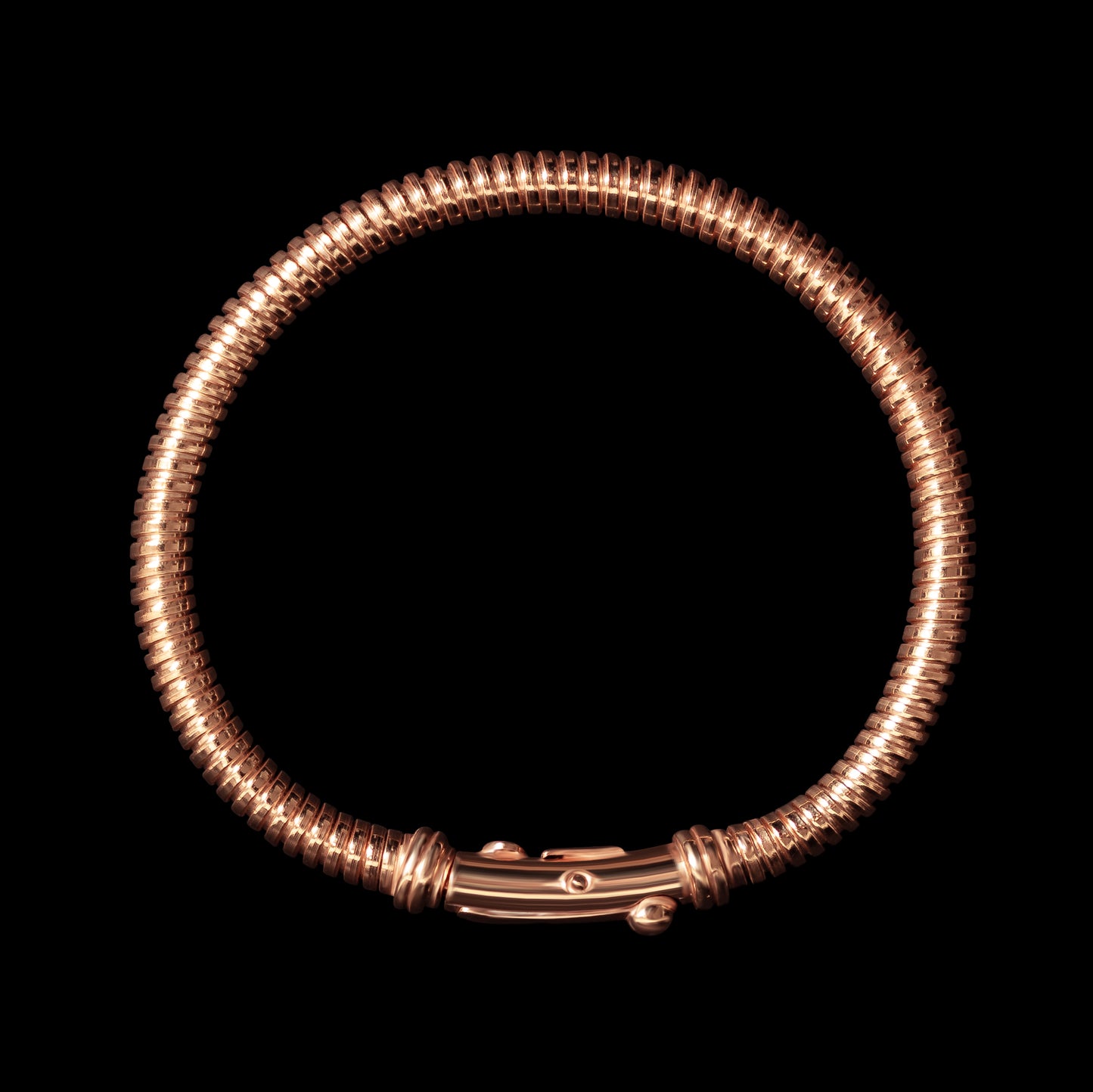 LaserLoom Bracelet (Rose Gold Vermeil)