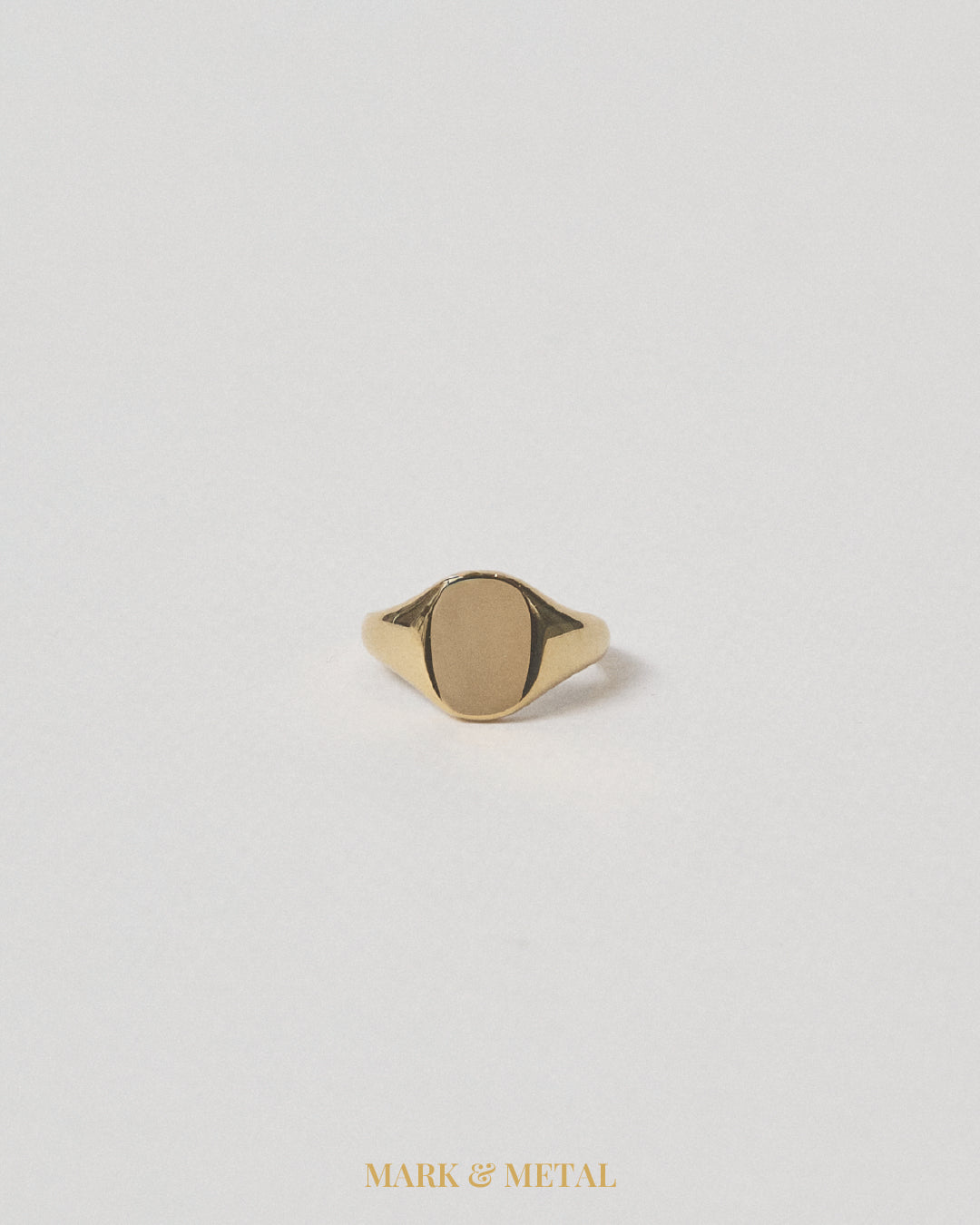 Mark & Metal Oval Signet Ring - Mark & Metal