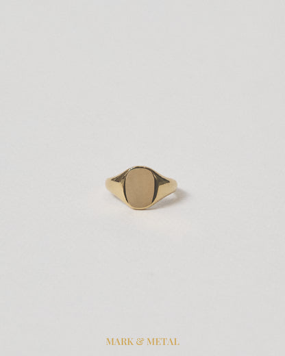 Mark & Metal Oval Signet Ring - Mark & Metal