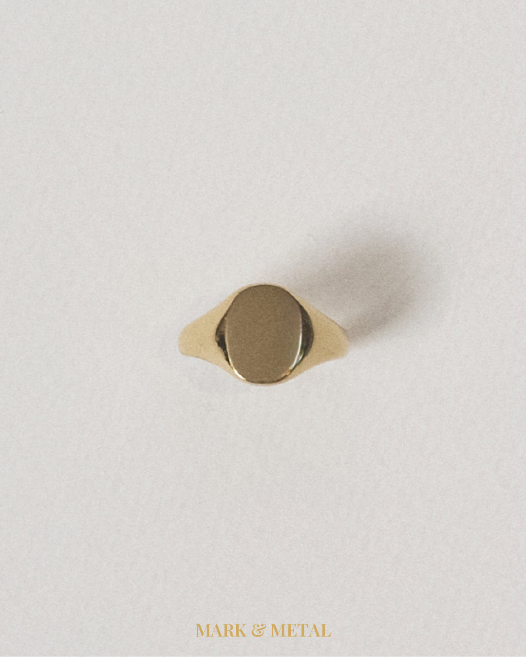 Mark & Metal Oval Signet Ring - Mark & Metal