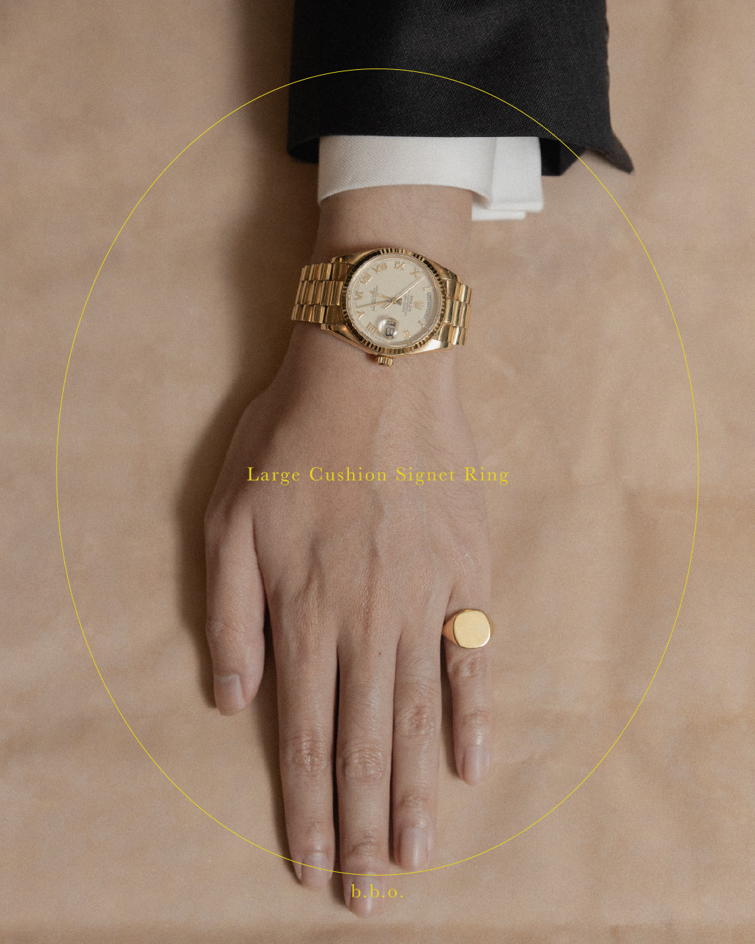 Cushion Signet Ring