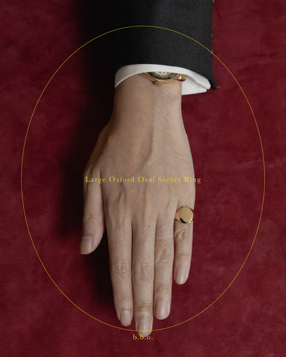 Oxford Oval Signet Ring