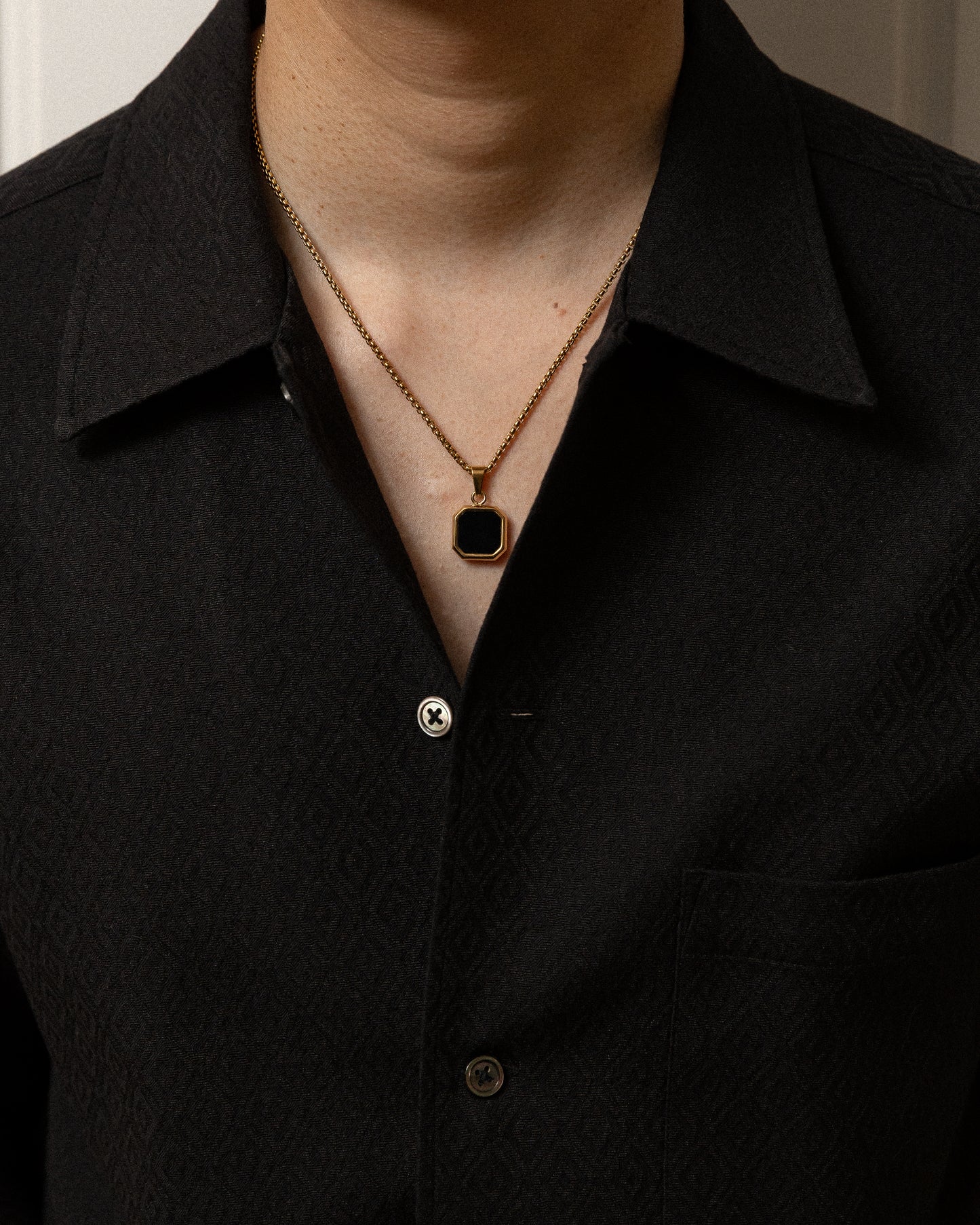 Onyx Pendant - Mark & Metal
