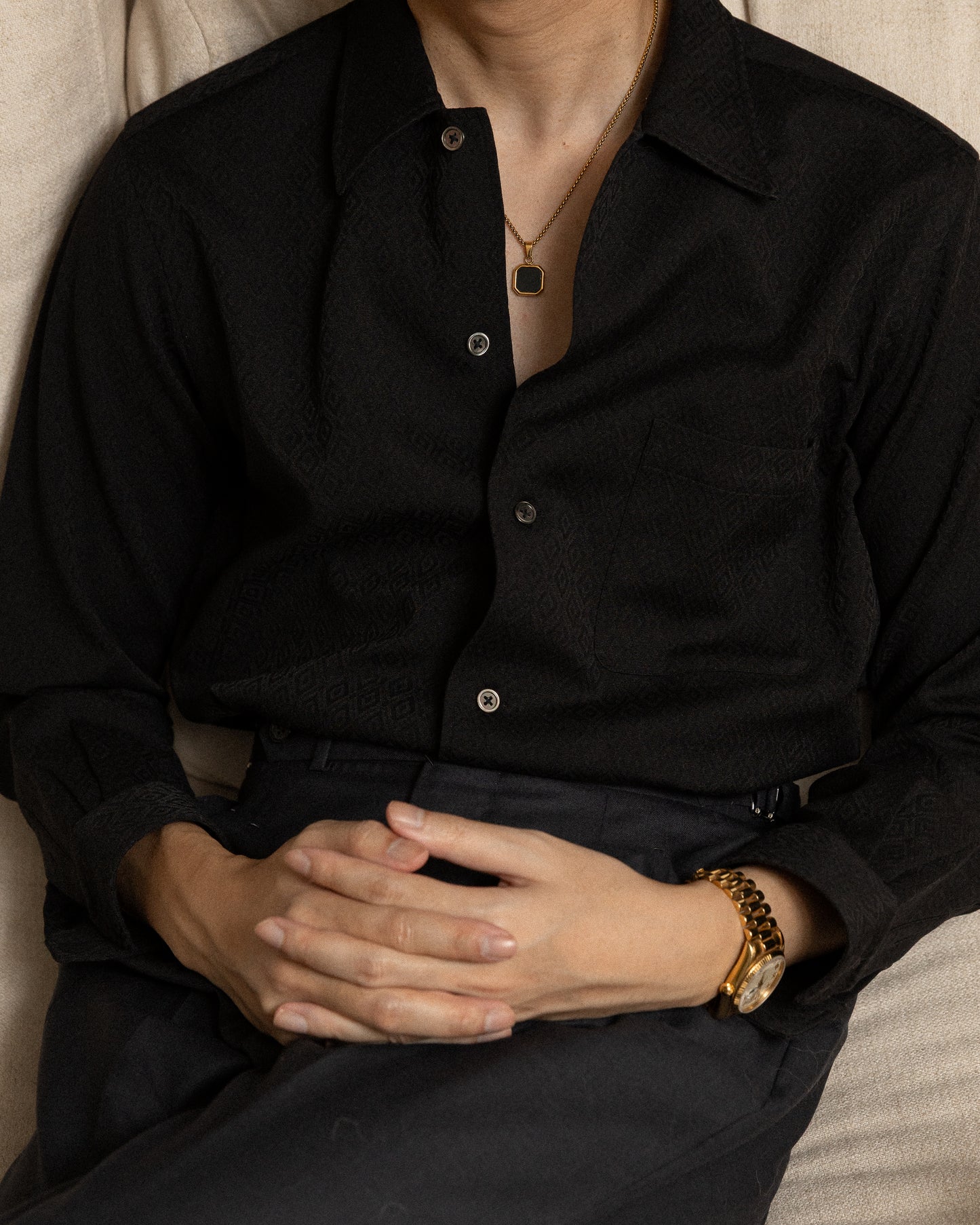 Onyx Pendant - Mark & Metal