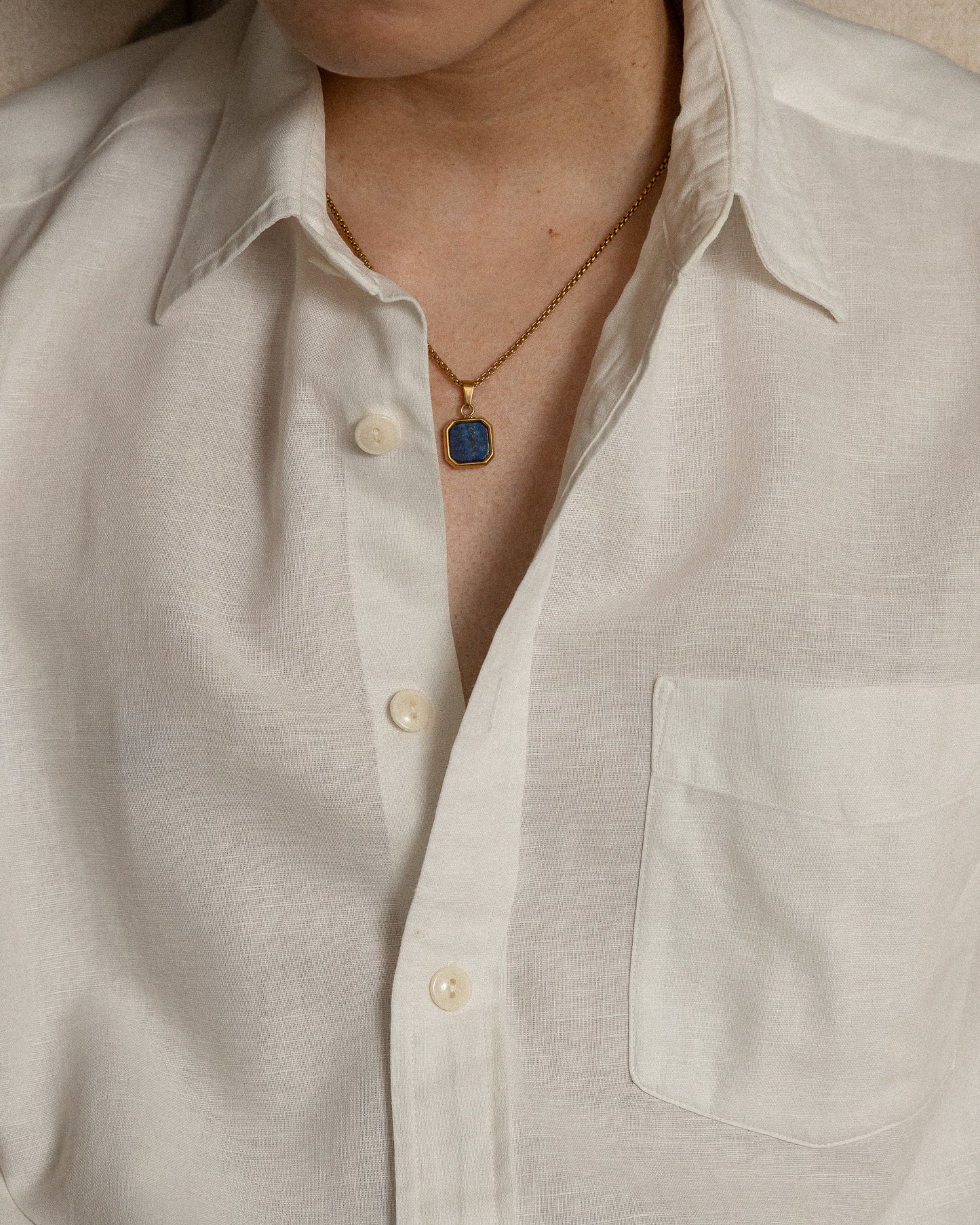 Lapis Lazuli Pendant - Mark & Metal