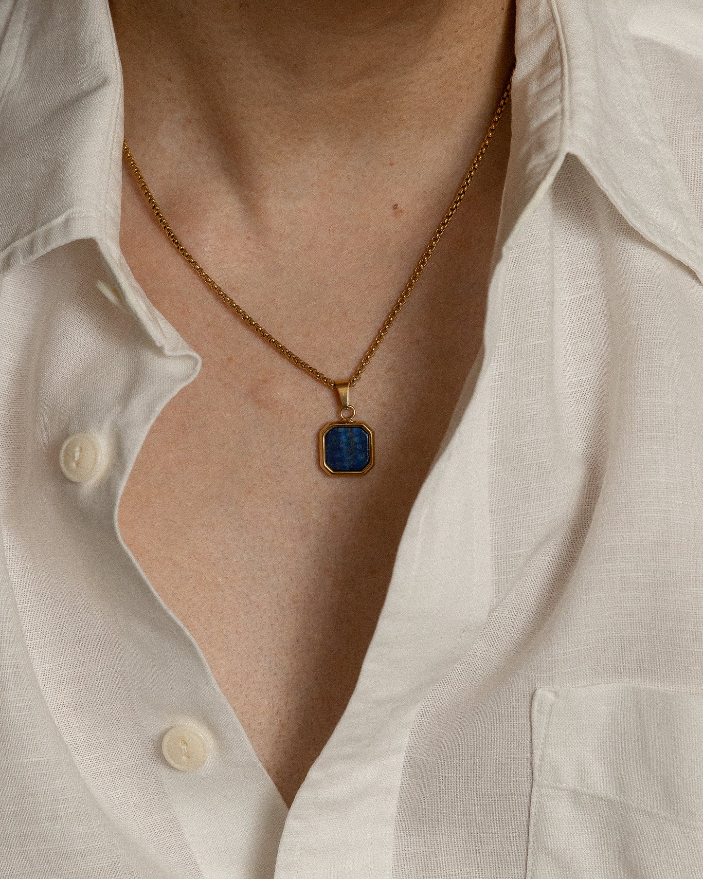 Lapis Lazuli Pendant - Mark & Metal