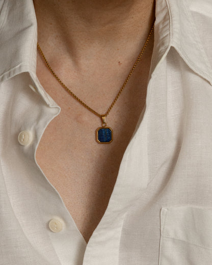 Lapis Lazuli Pendant - Mark & Metal