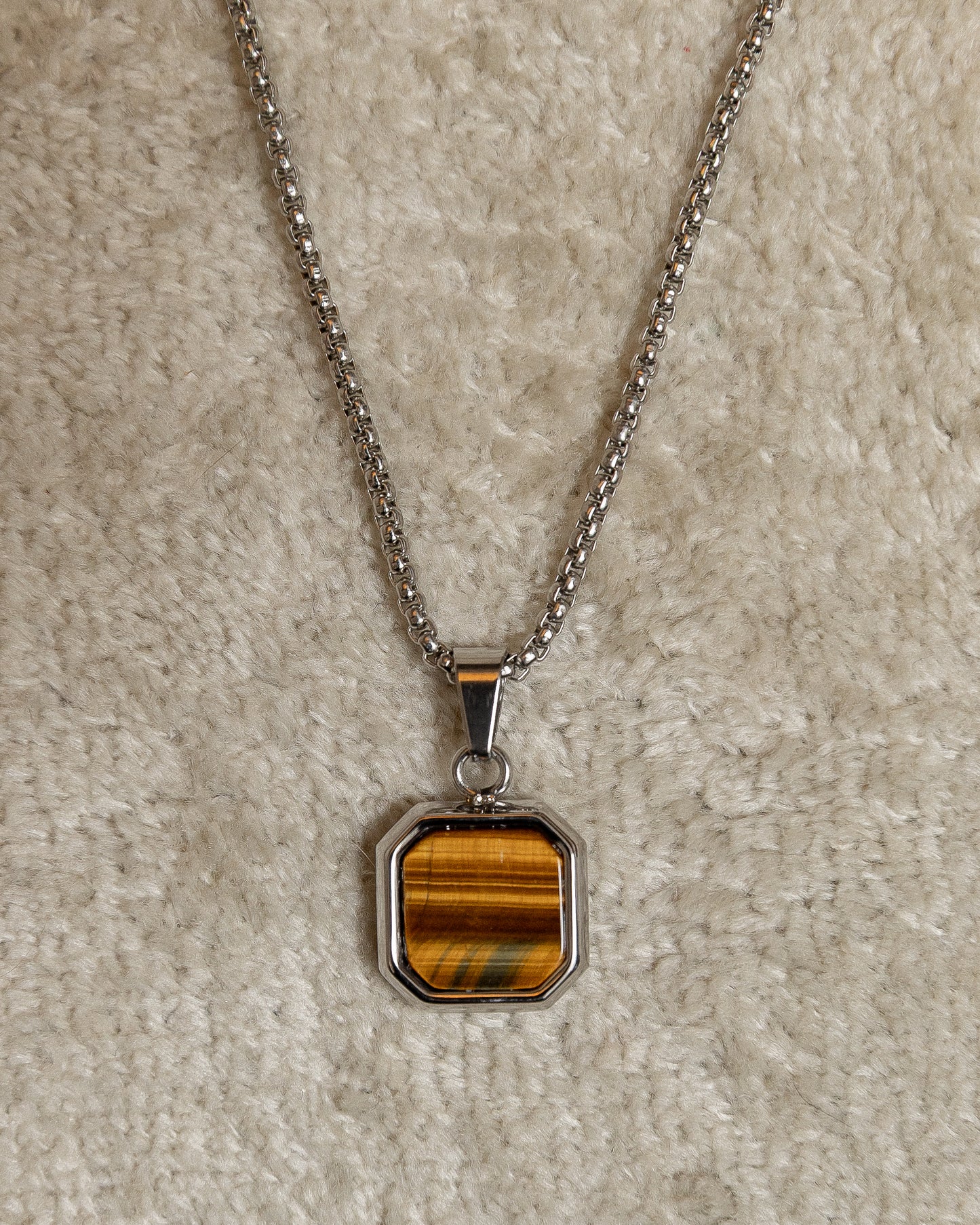 Tiger's Eye Pendant - Mark & Metal