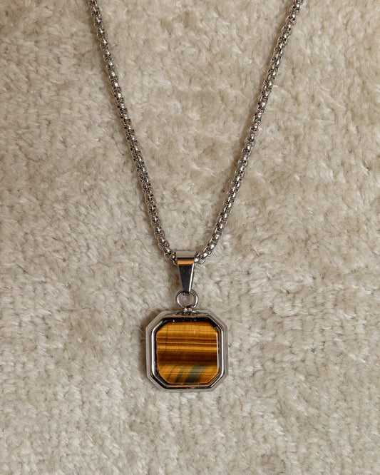 Tiger's Eye Pendant - Mark & Metal