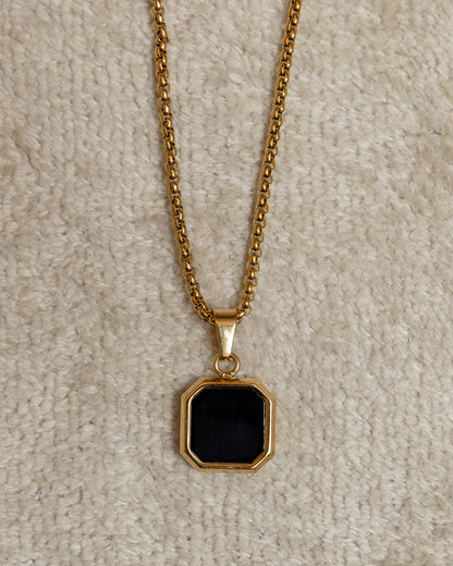Onyx Pendant - Mark & Metal