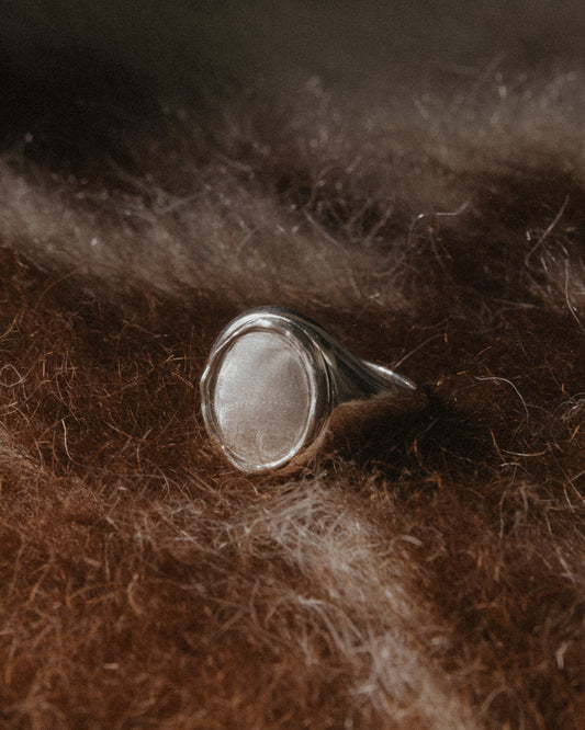 The Signature Ring - White Gold (Large)