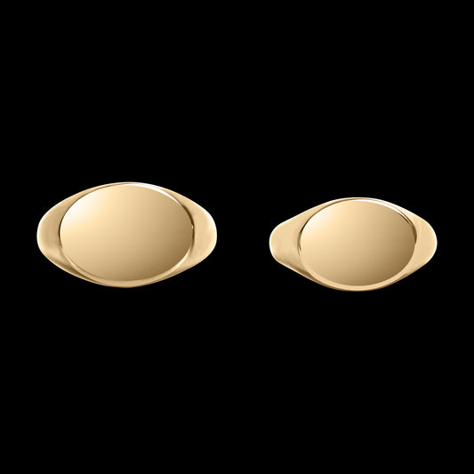 Landscape Oval Signet Ring