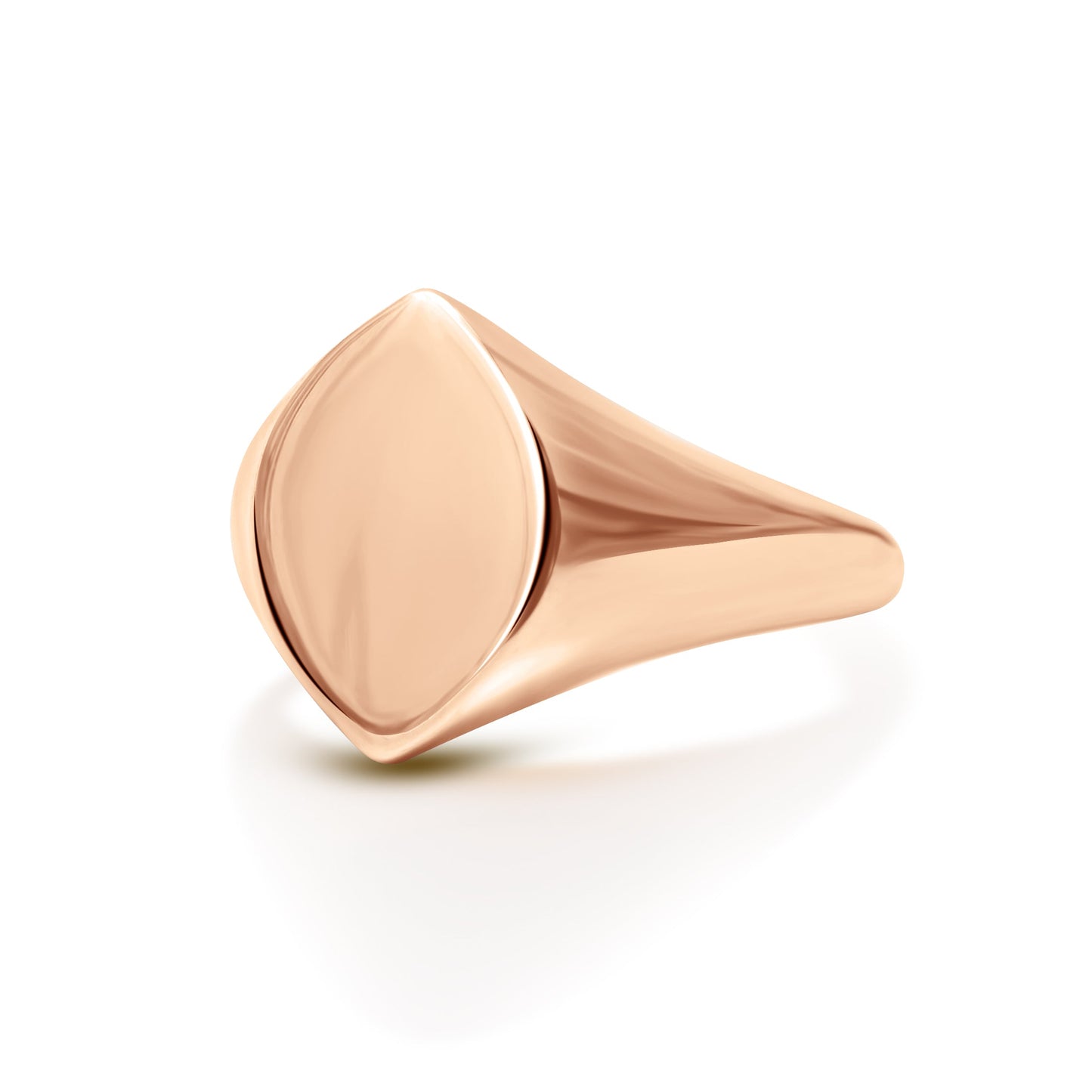 Marquise Signet Ring (Large) - Rose Gold