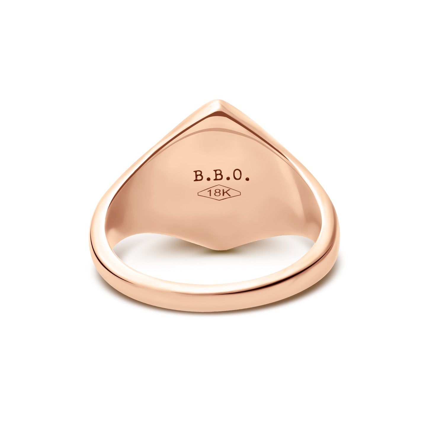 Marquise Signet Ring (Large) - Rose Gold