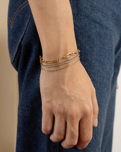 Radiant Bangle (White Edition) - Mark & Metal