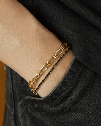 Radiant Bangle (Noir Edition) - Mark & Metal