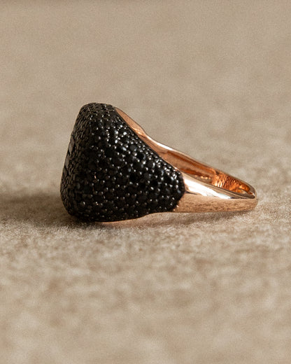 Pavé Ring (Black Edition) - Mark & Metal