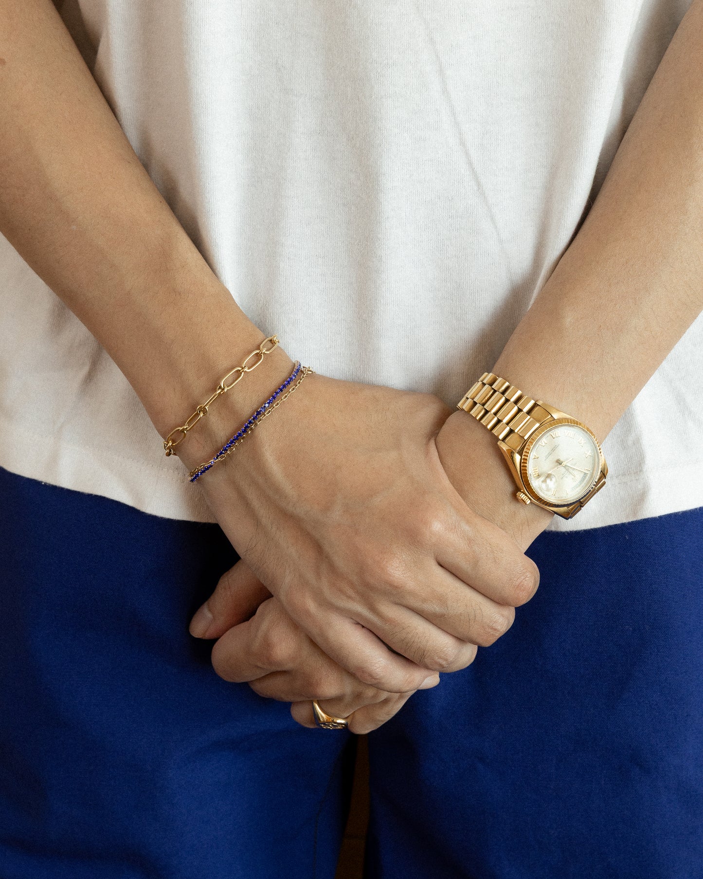 Radiant Bangle (Deep Blue Edition) - Mark & Metal