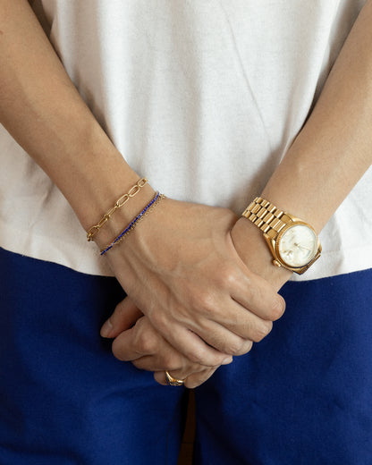 Radiant Bangle (Deep Blue Edition) - Mark & Metal