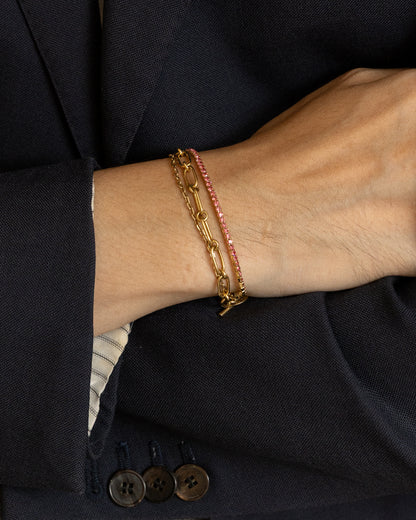 Radiant Bangle (Ruby Edition) - Mark & Metal