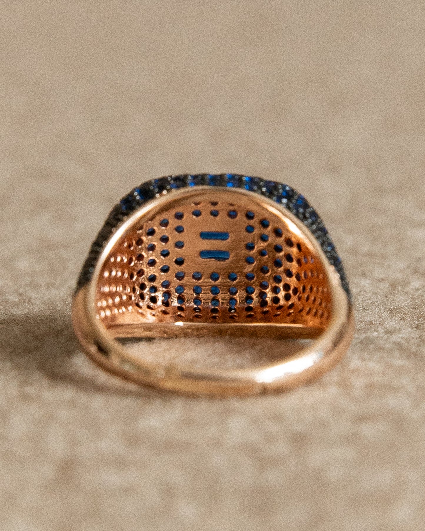 Pavé Ring (Blue Edition) - Mark & Metal