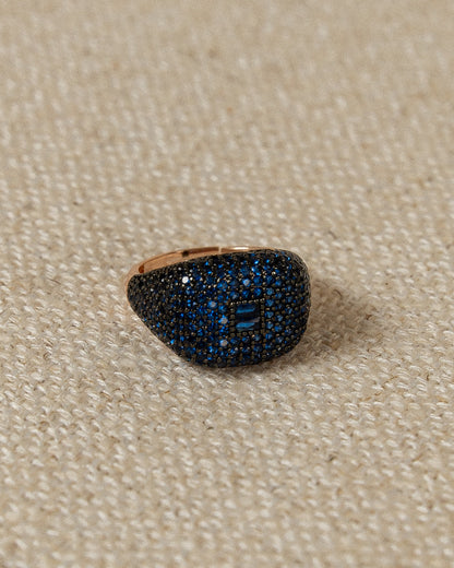 Pavé Ring (Blue Edition) - Mark & Metal