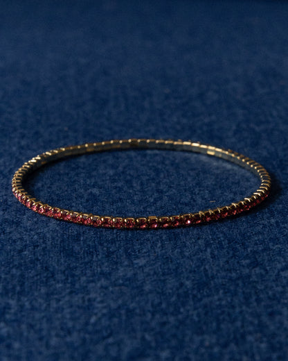 Radiant Bangle (Ruby Edition) - Mark & Metal