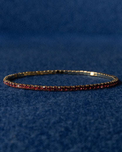 Radiant Bangle (Ruby Edition) - Mark & Metal