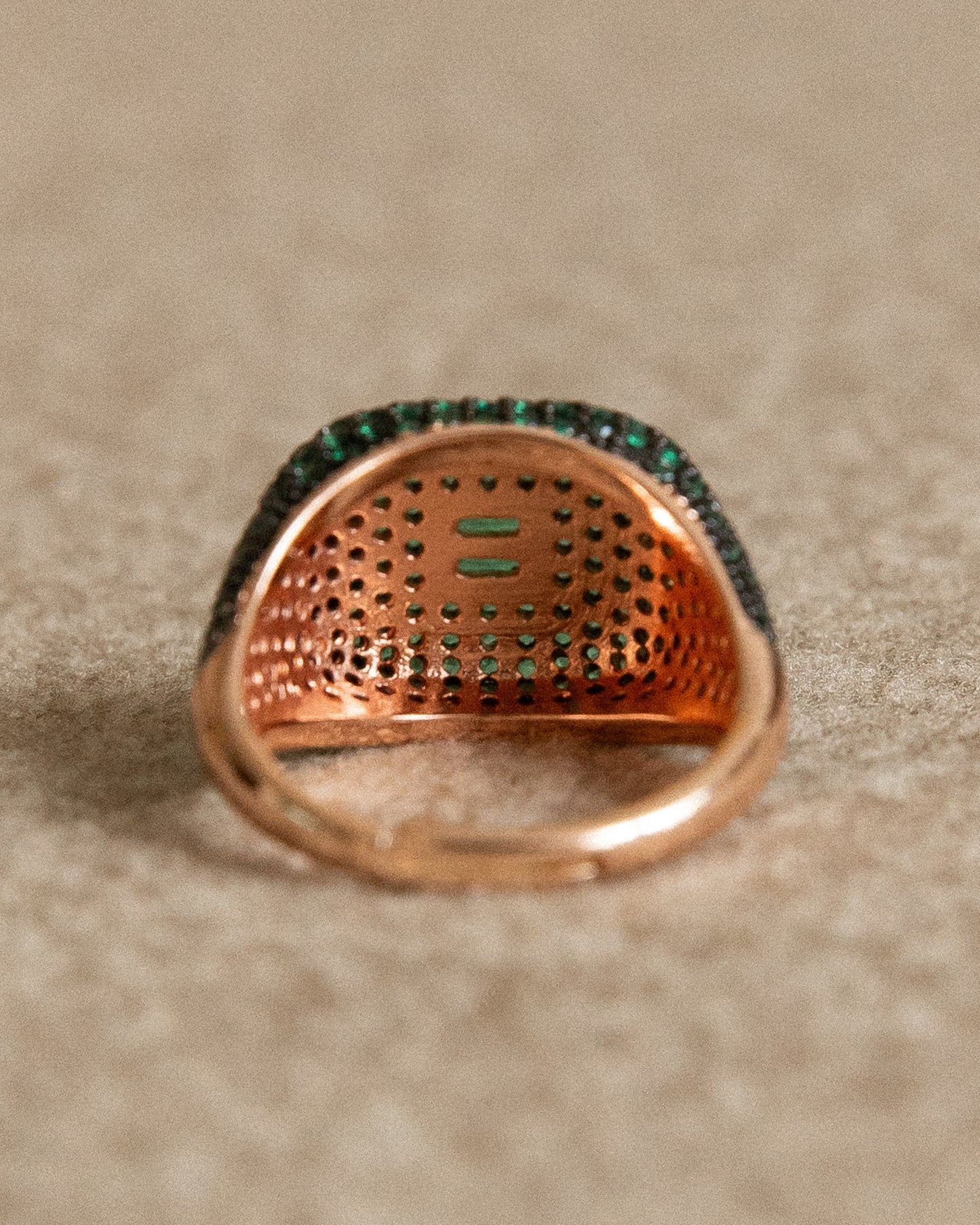 Pavé Ring (Green Edition) - Mark & Metal