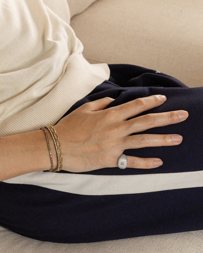 Radiant Bangle (White Edition) - Mark & Metal