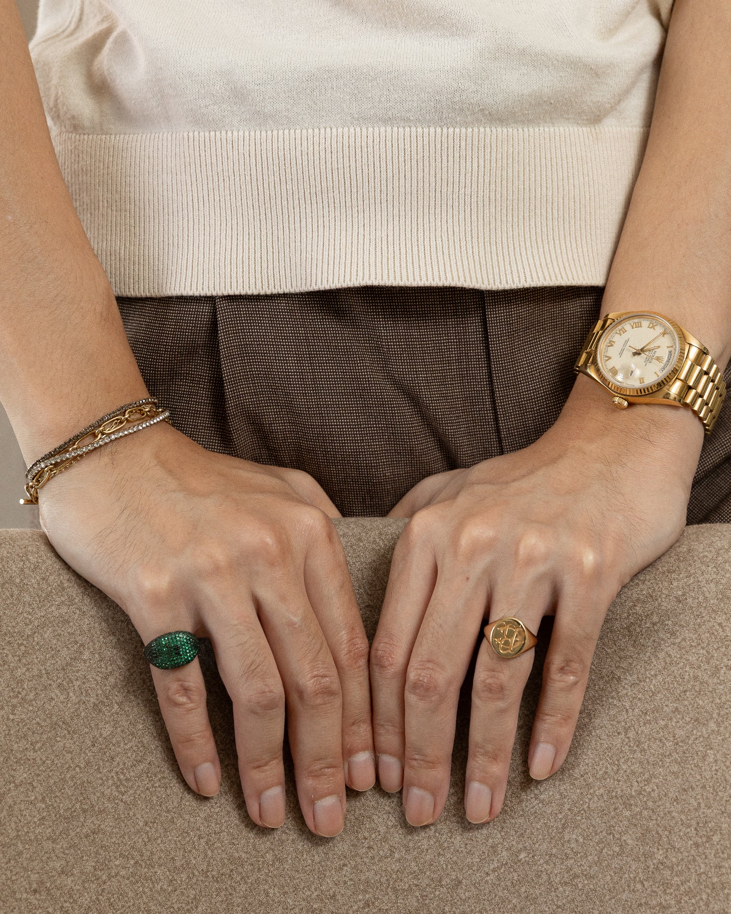 Pavé Ring (Green Edition) - Mark & Metal