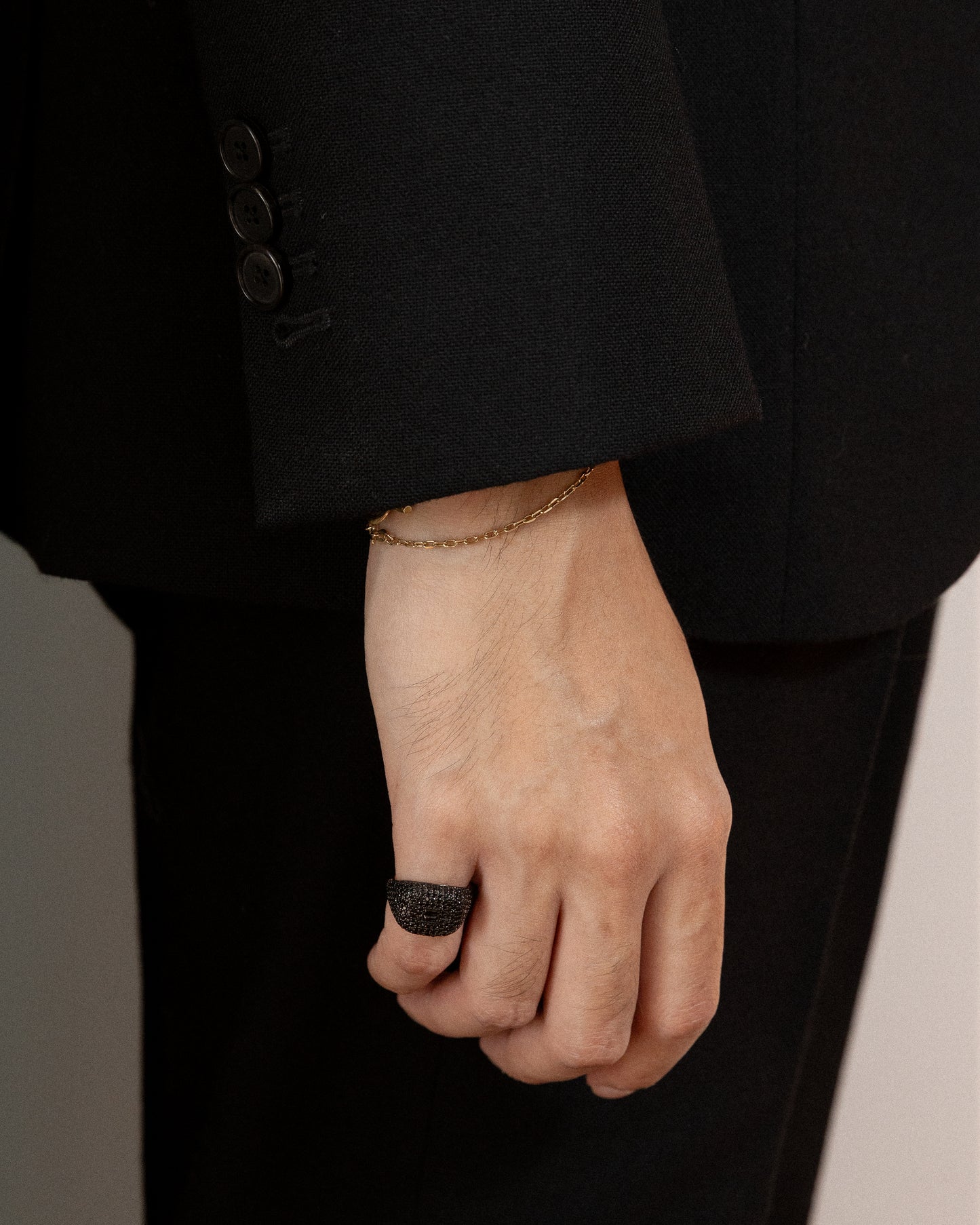 Pavé Ring (Black Edition) - Mark & Metal