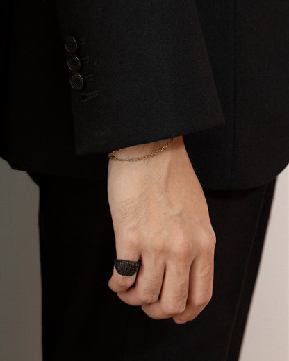Pavé Ring (Black Edition) - Mark & Metal