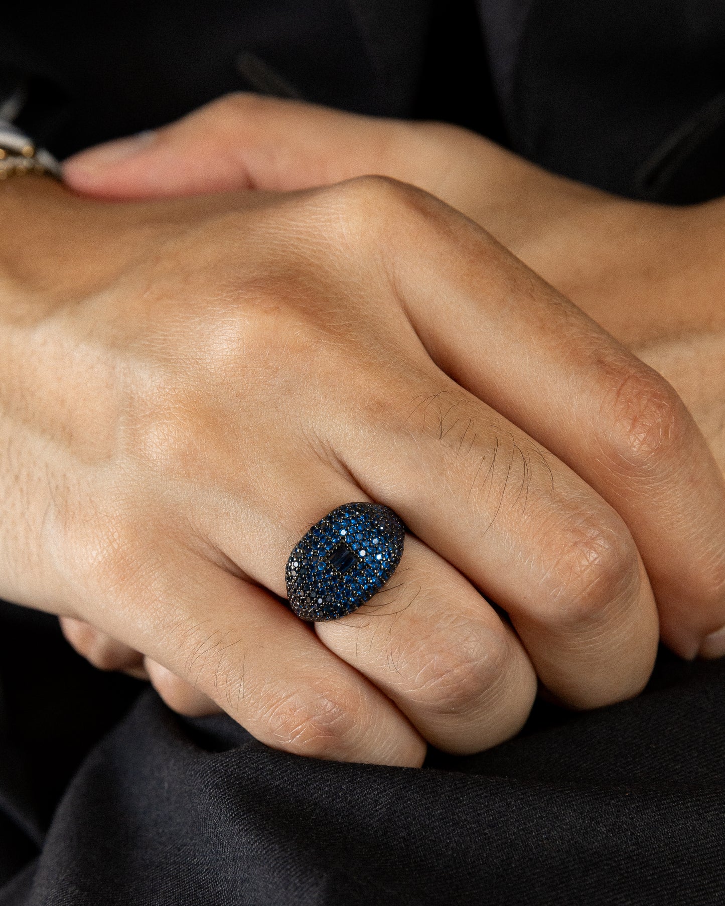 Pavé Ring (Blue Edition) - Mark & Metal