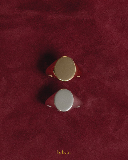 Oxford Oval Signet Ring