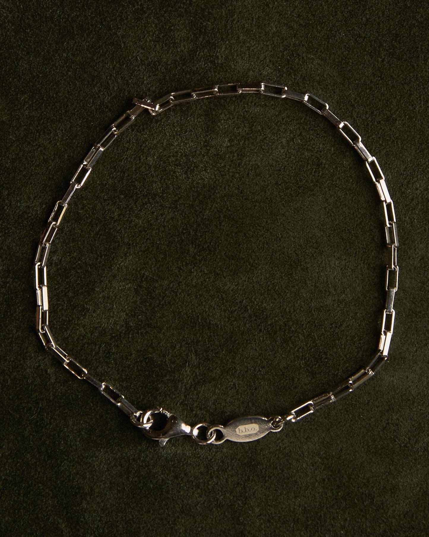 The Long Box Link Bracelet (Sterling Silver)