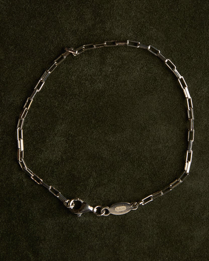 The Long Box Link Bracelet (Sterling Silver)
