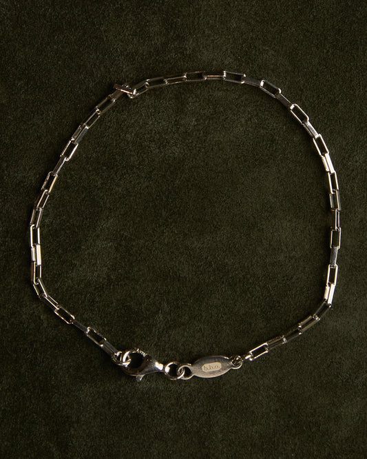 The Long Box Link Bracelet (Sterling Silver)