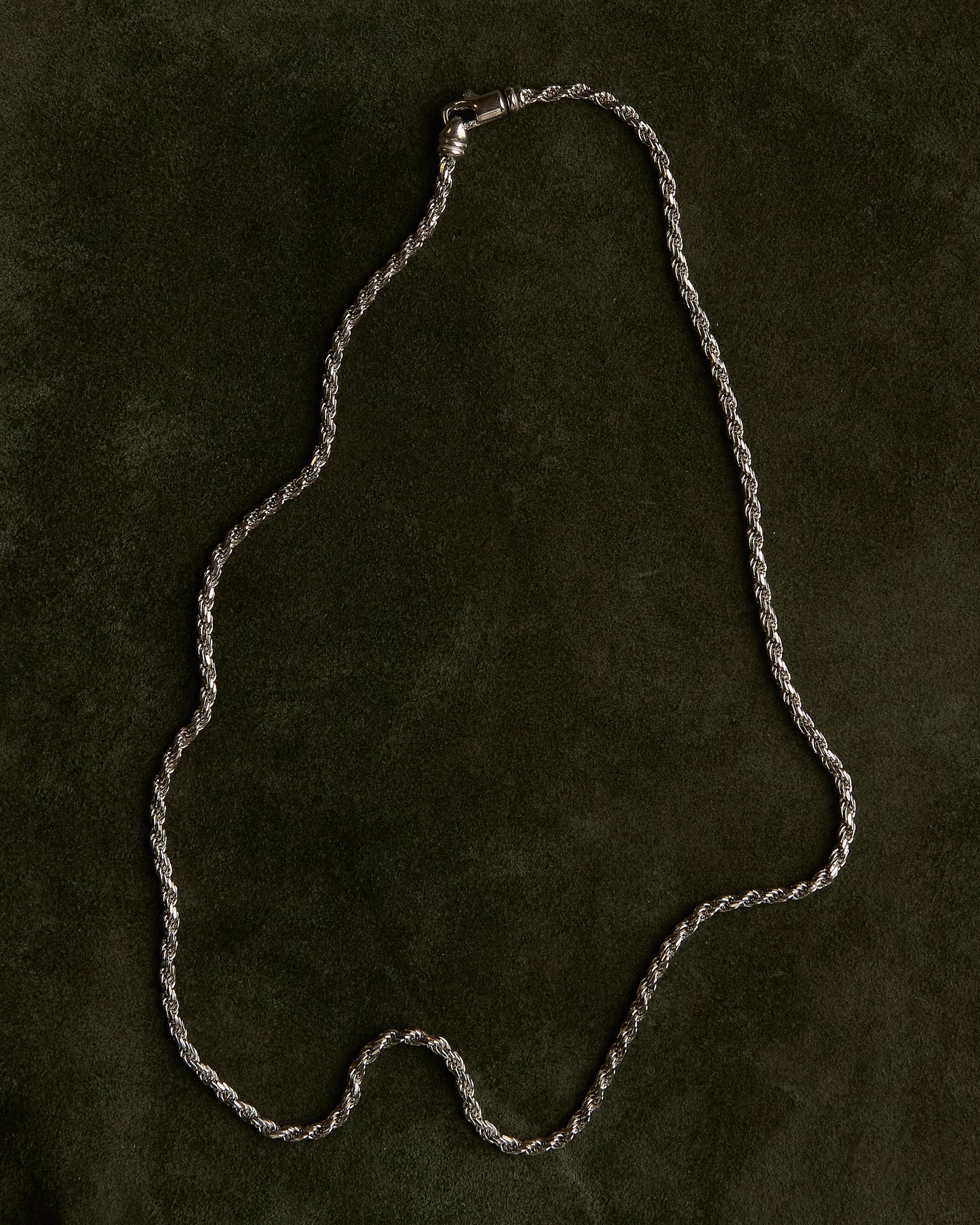 The Rope Chain Necklace (Sterling Silver)