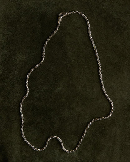 The Rope Chain Necklace (Sterling Silver)