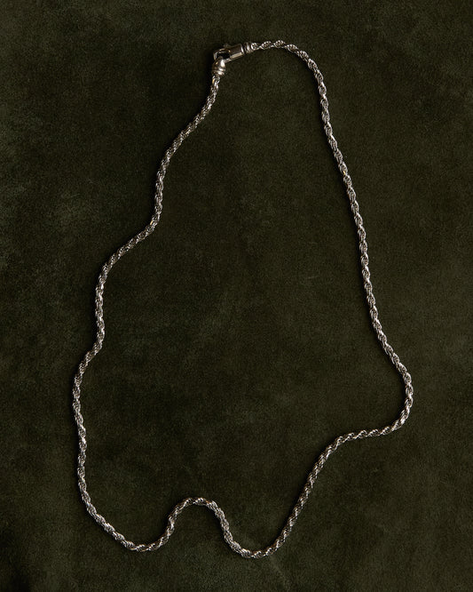 The Rope Chain Necklace (Sterling Silver)