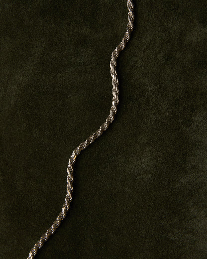 The Rope Chain Necklace (Sterling Silver)
