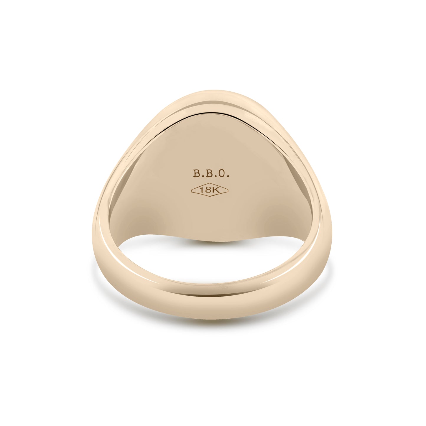 Onyx Signet Ring (18K White Gold)