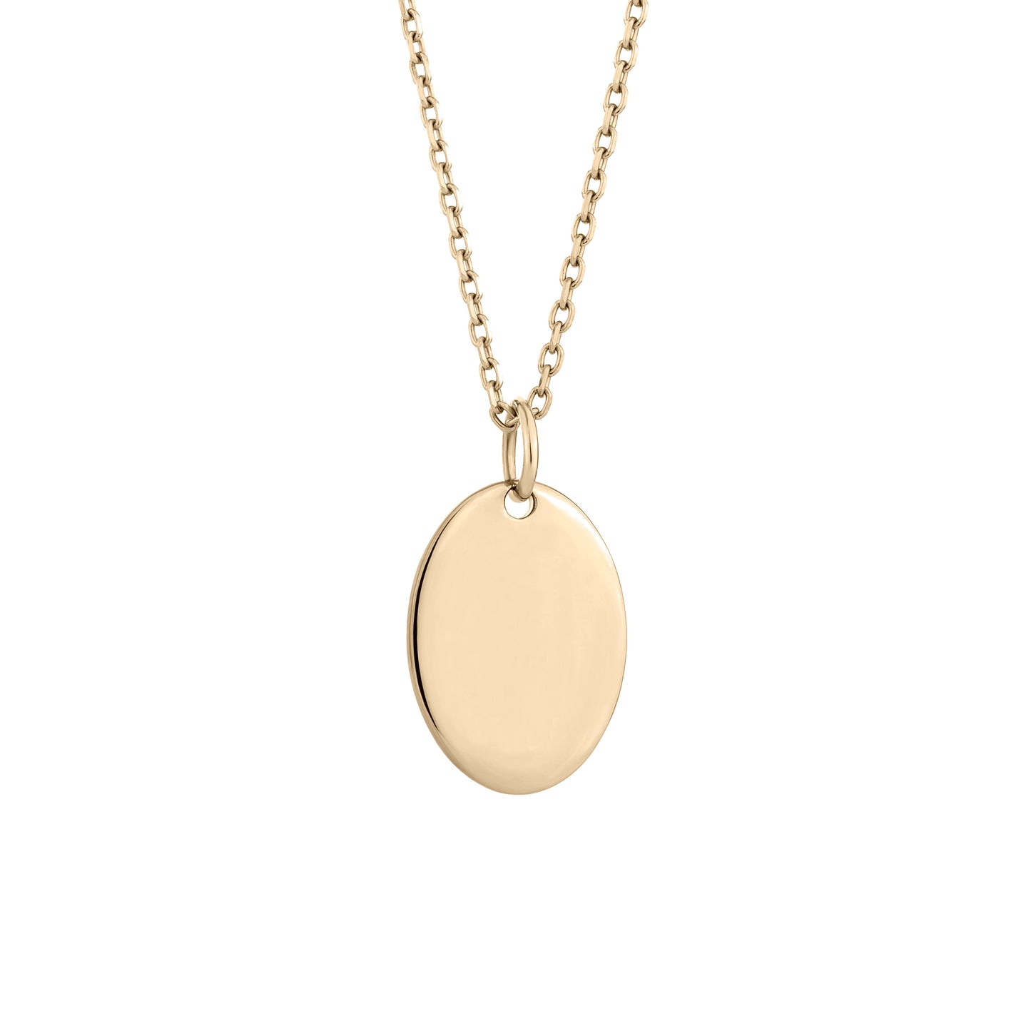 Oval Pendant (9K Yellow Gold)