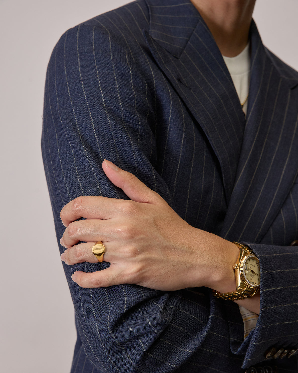 Mark & Metal Oval Signet Ring - Mark & Metal