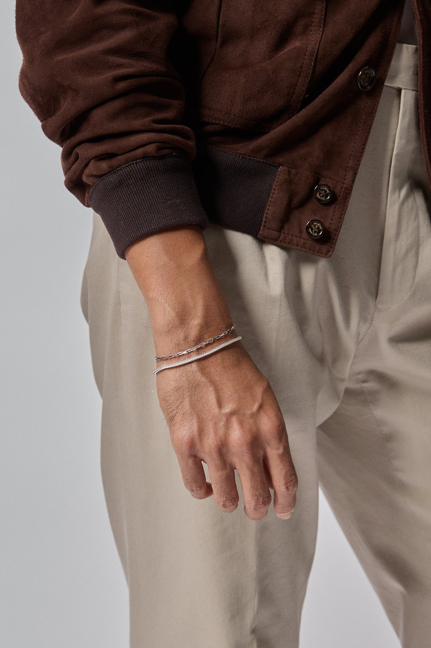 The Long Box Link Bracelet (Sterling Silver)